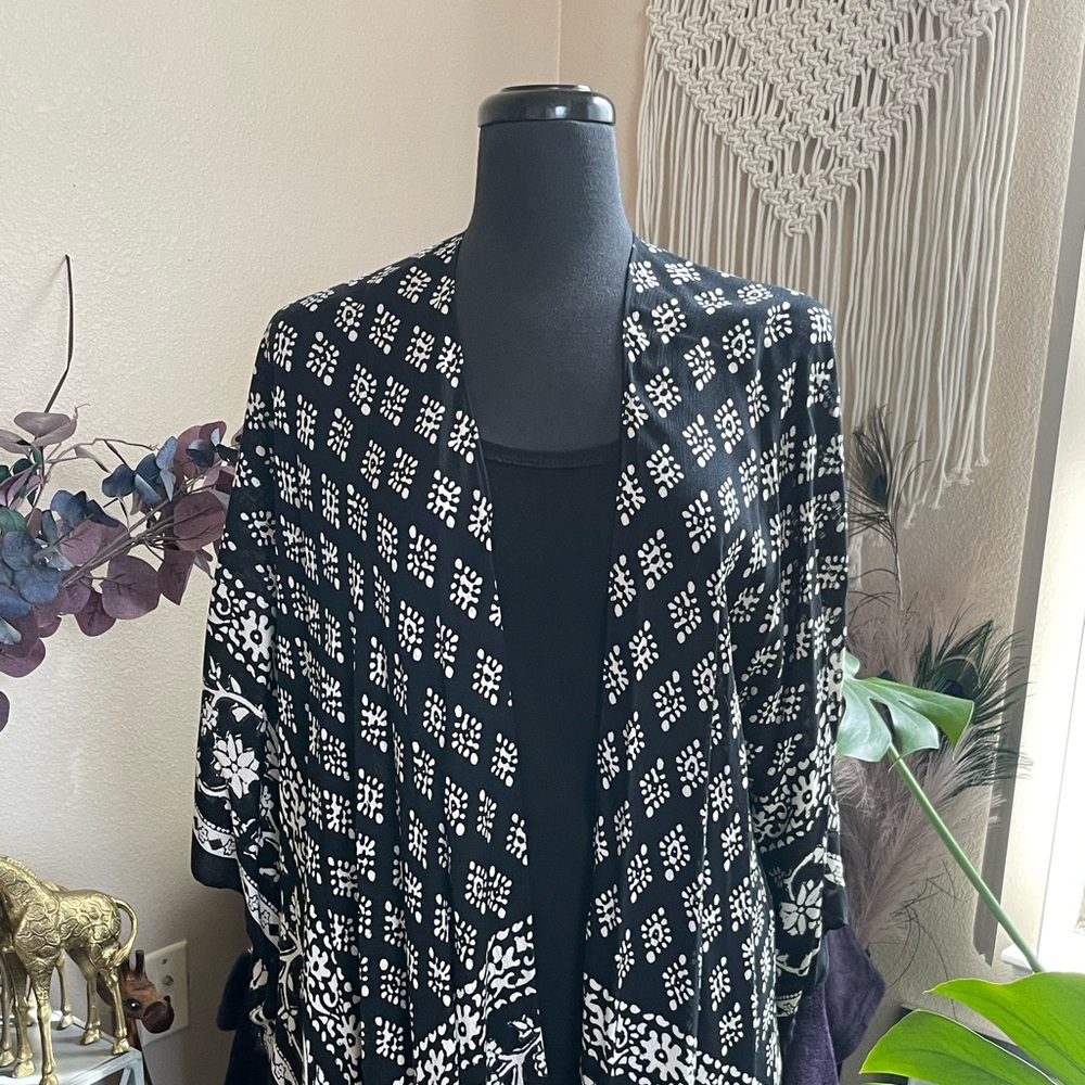 Open Front Kimono Beach Boho Festival Caftan Women’s One Size